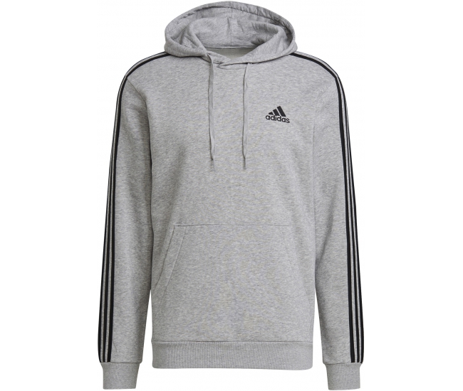Conflicto Digital Envolver Mens leisure sweatshirt adidas M 3S FL HD grey | AD Sport.store