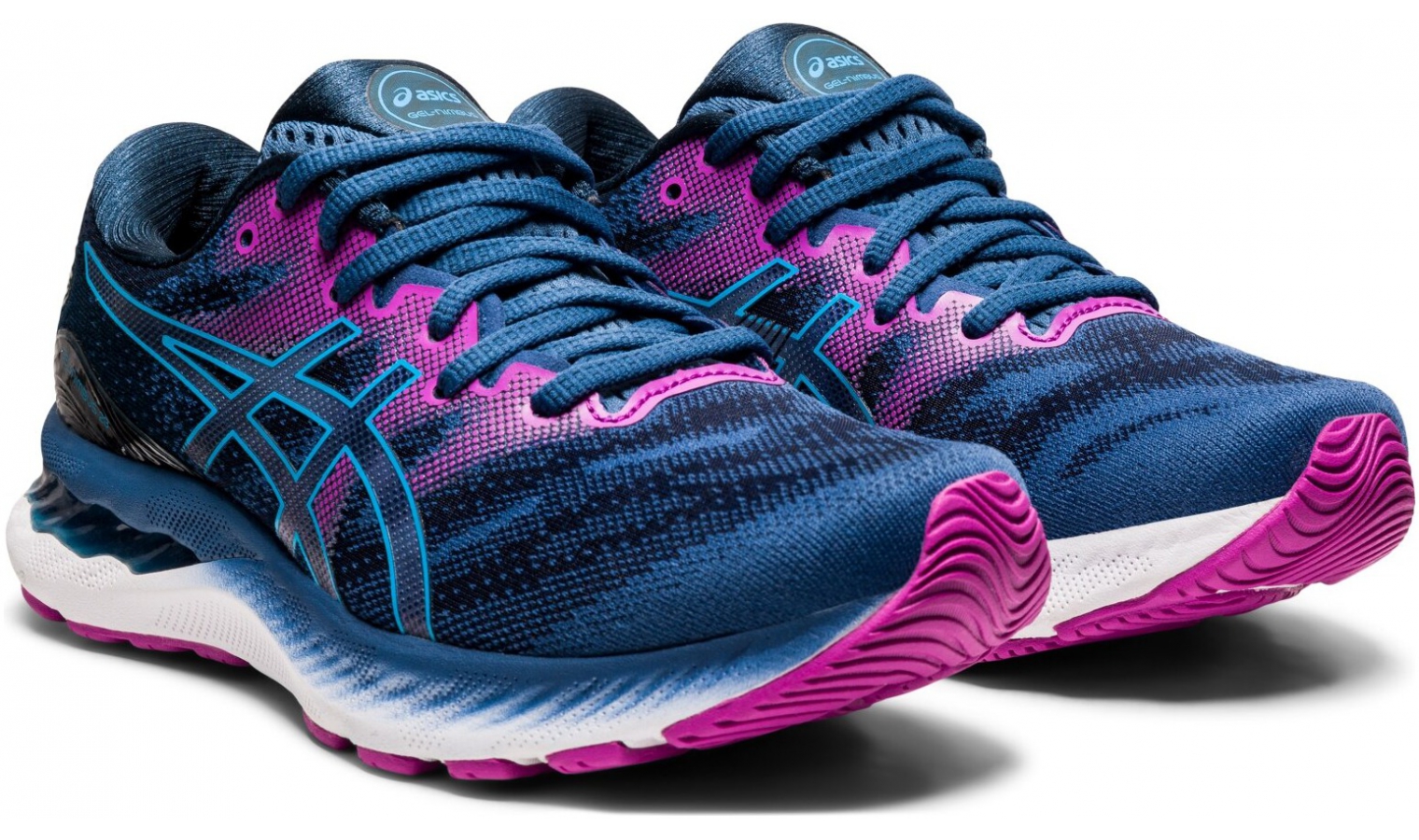 Womens running shoes Asics GEL-NIMBUS 23 W blue | AD Sport.store