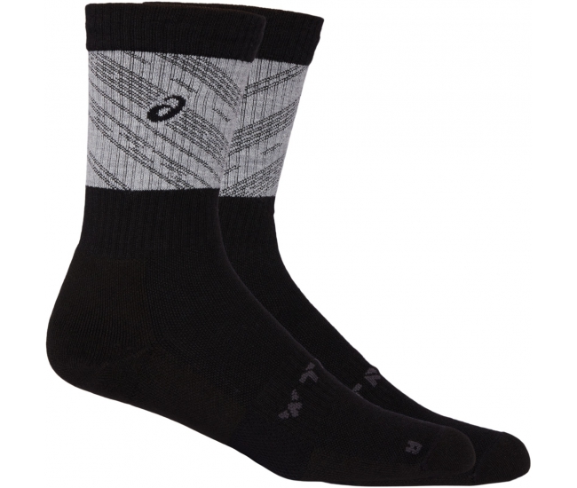 asics black crew socks