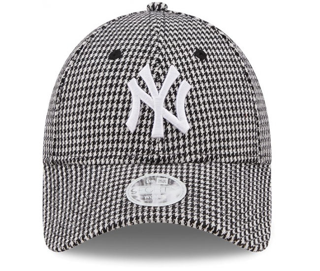 New York Yankees HOUNDSTOOTH White-Red Fitted Hat by New Era