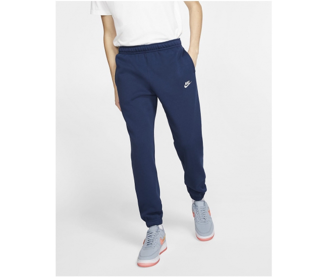 nike club fleece joggers midnight navy