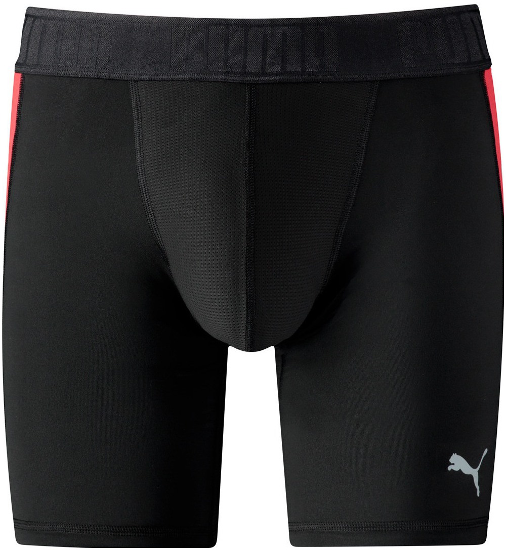 Mens boxers Puma ACTIVE LONG BOXER 1P PACKED black | AD Sport.store