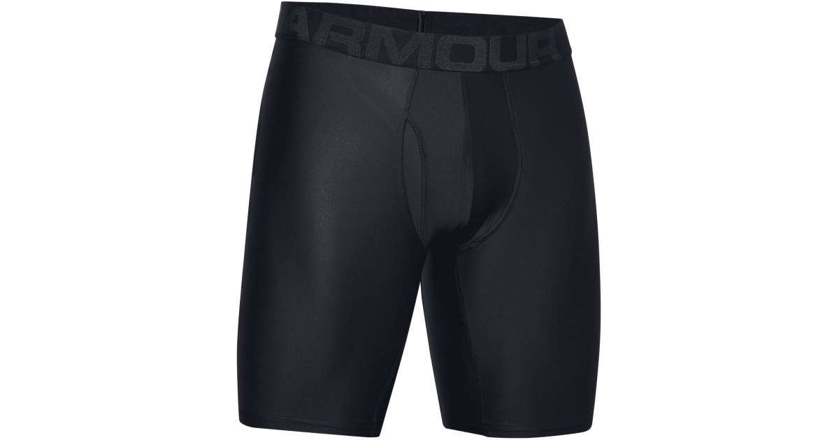 Mens boxers Under Armour TECH 9IN 2 PACK black | AD Sport.store