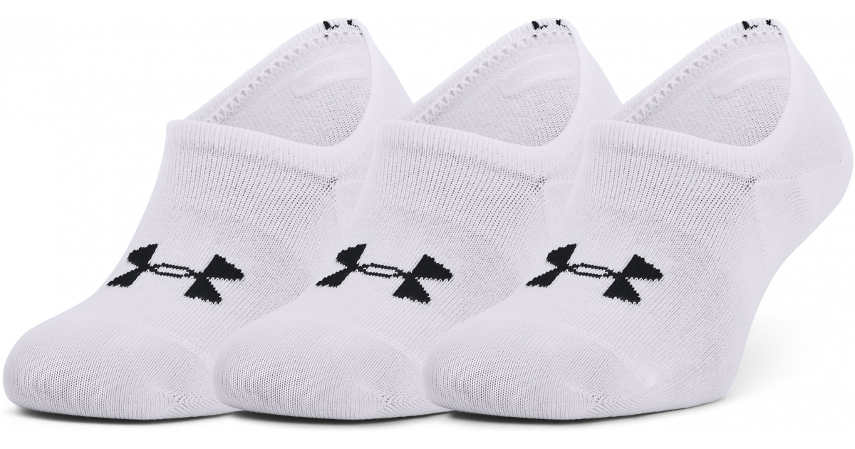 Seamless cotton socks Under Armour CORE ULTRA LOW 3PK white | AD Sport ...