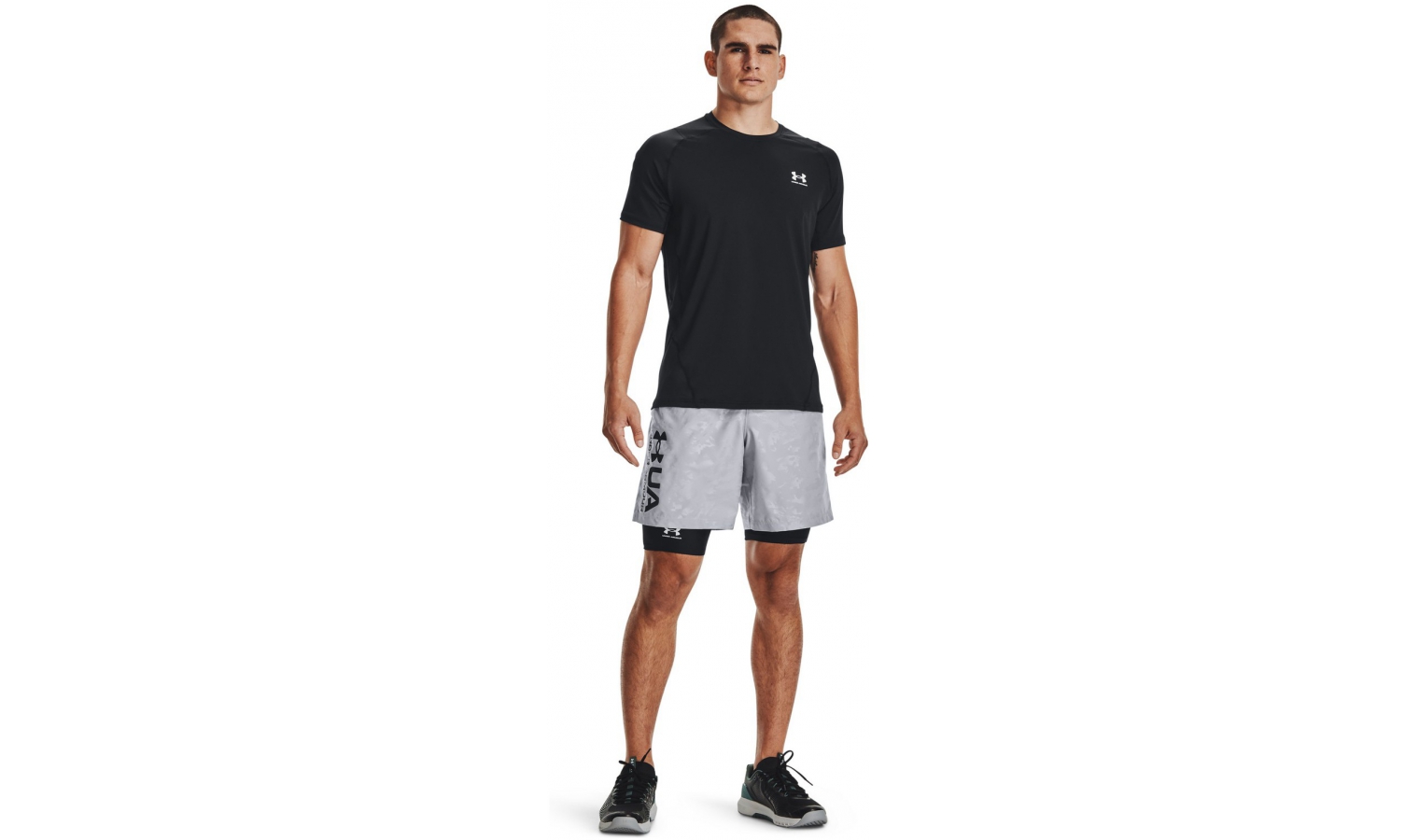 Mens compression shorts Under Armour HG ARMOUR LNG SHORTS black | AD  Sport.store