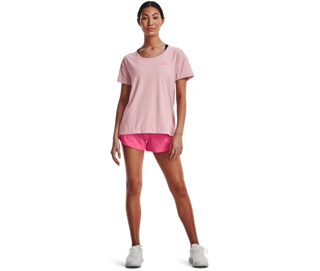 Under Armour Women's Playoff Printed Polo - Pink, SM