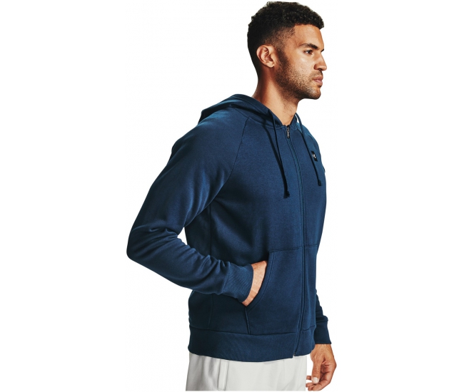 binding Gelach landelijk Mens sports sweatshirt Under Armour RIVAL FLEECE FZ HOODIE blue | AD  Sport.store