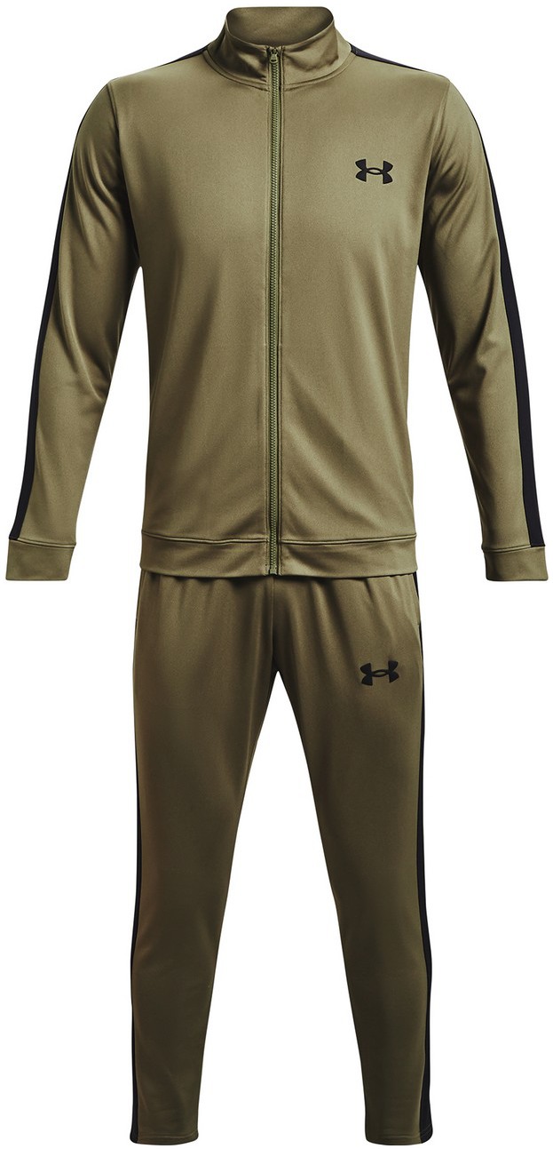 khaki green under armour tracksuit